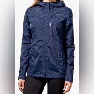 Paradox Zip Front Rain Shell Windbreaker Jacket